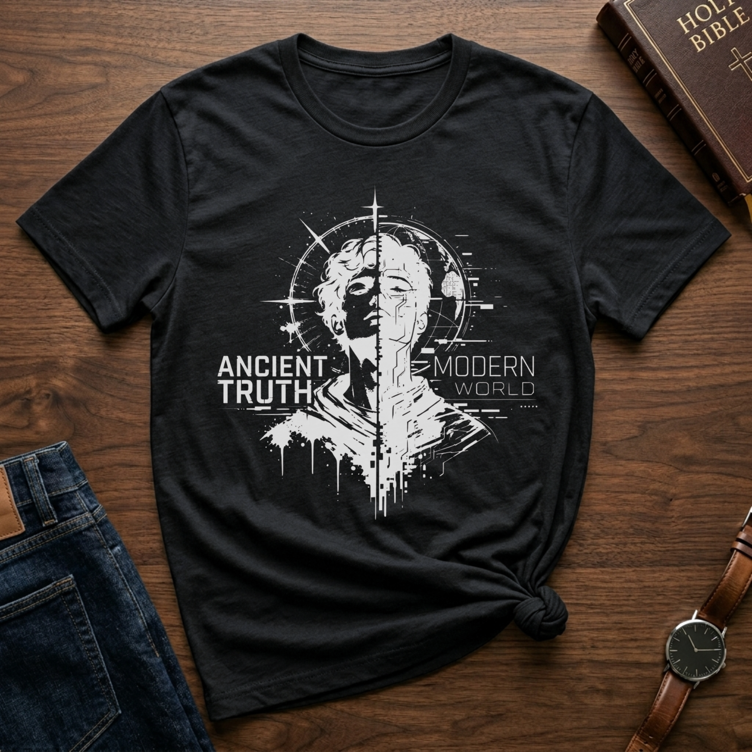 Ancient Truth Modern World Christian T-Shirt