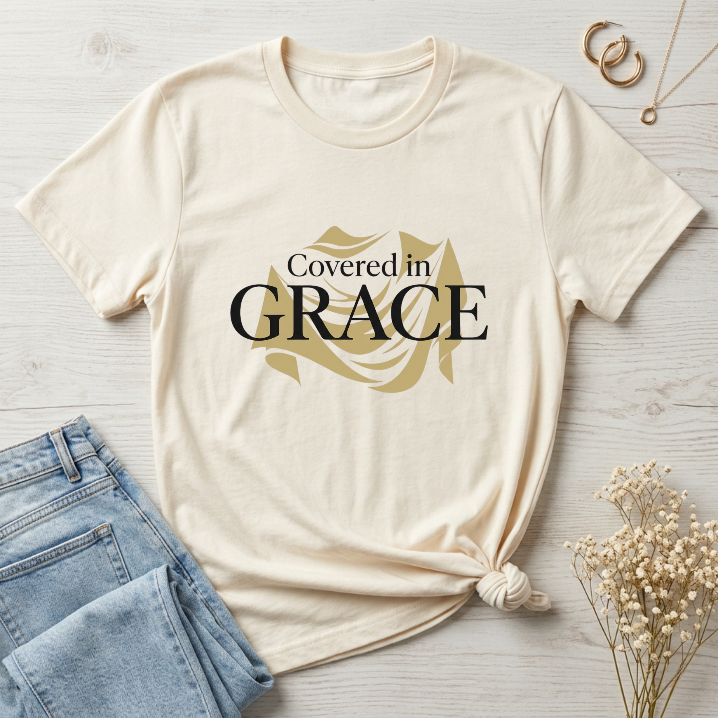 Covered in Grace Christian Shirt