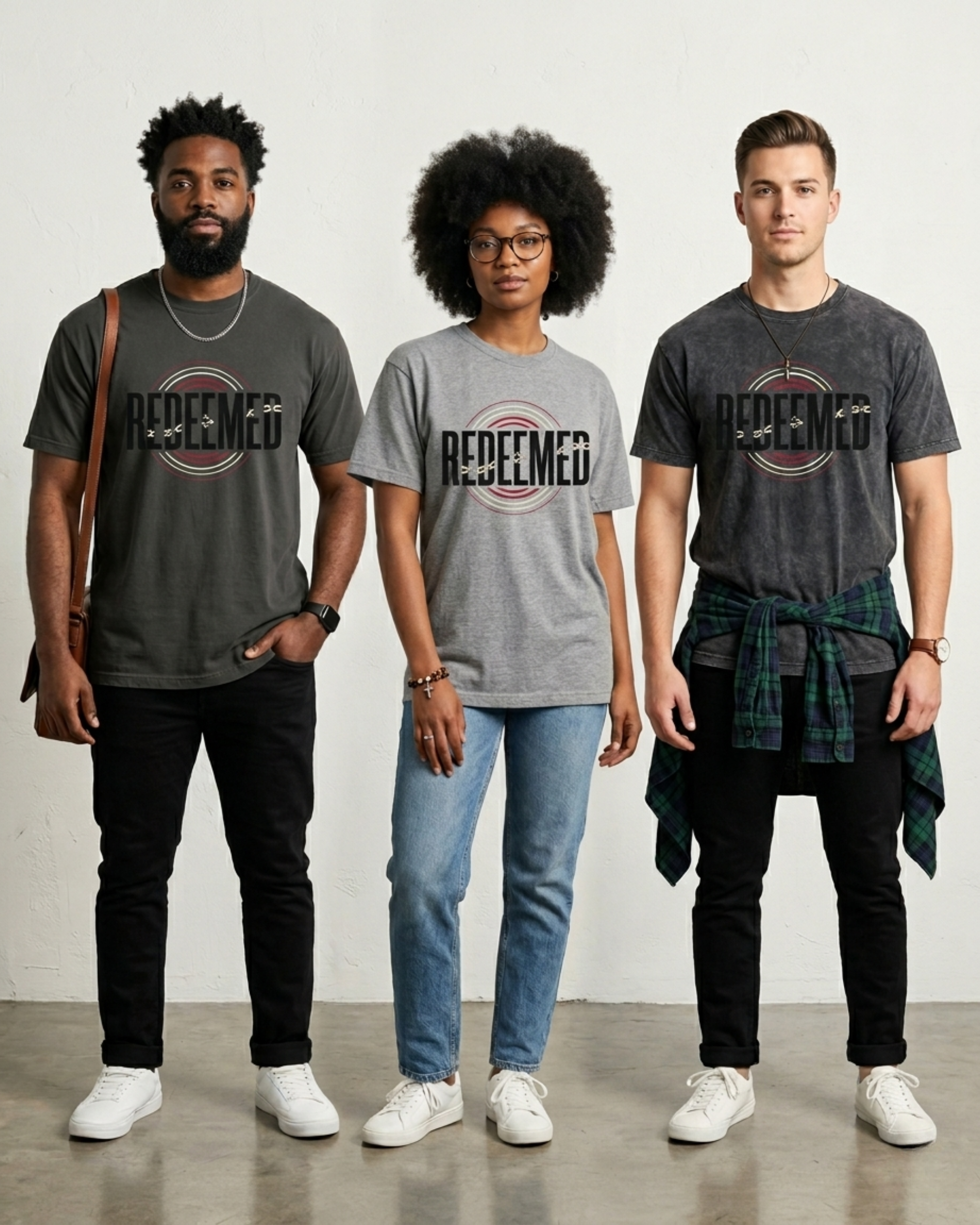 Redeemed Christian T-Shirt | Faith Based Graphic Tee