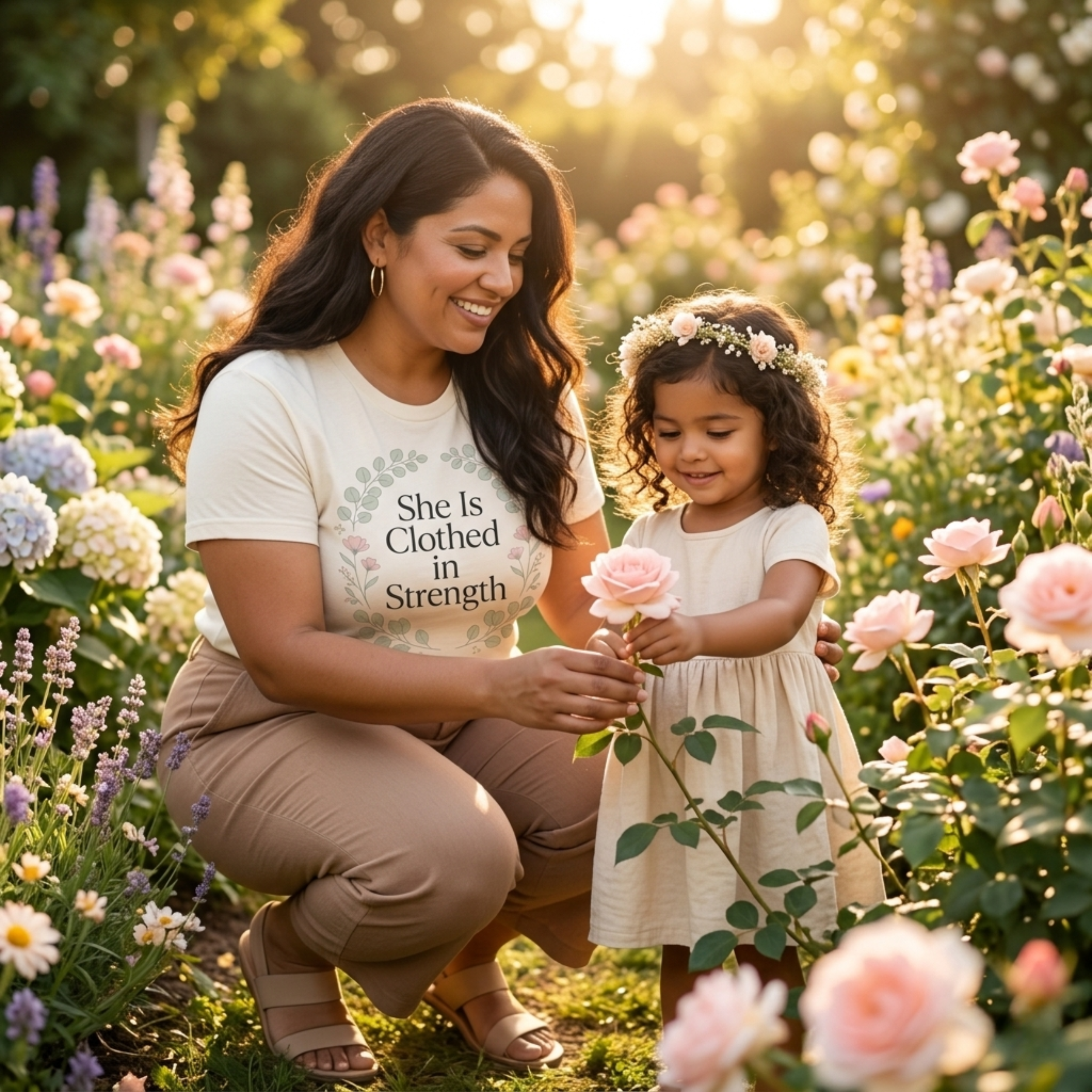 She Is Clothed in Strength Shirt