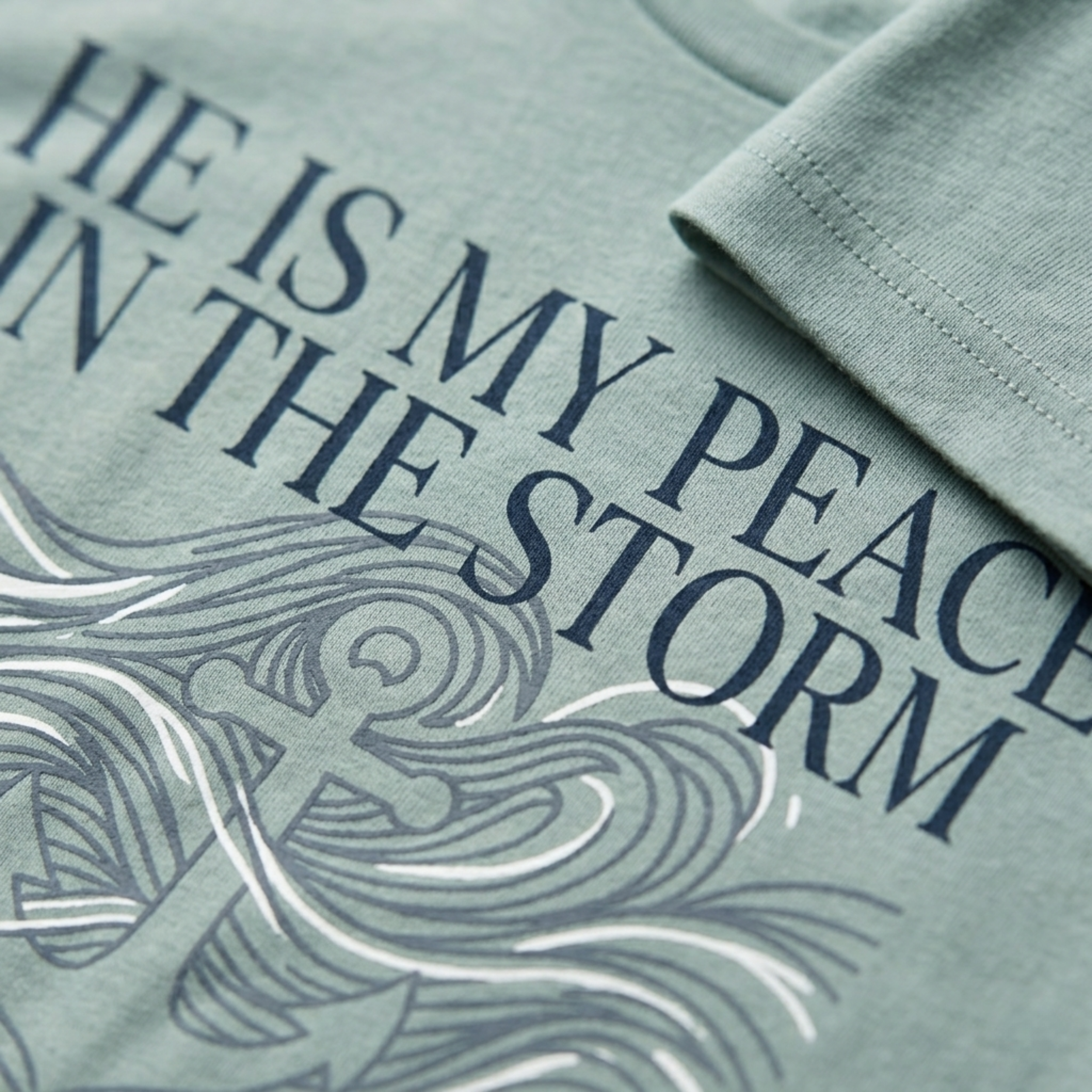 He Is My Peace In The Storm Christian T-Shirt