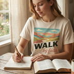 Walk By Faith Christian T-Shirt