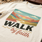 Walk By Faith Christian T-Shirt