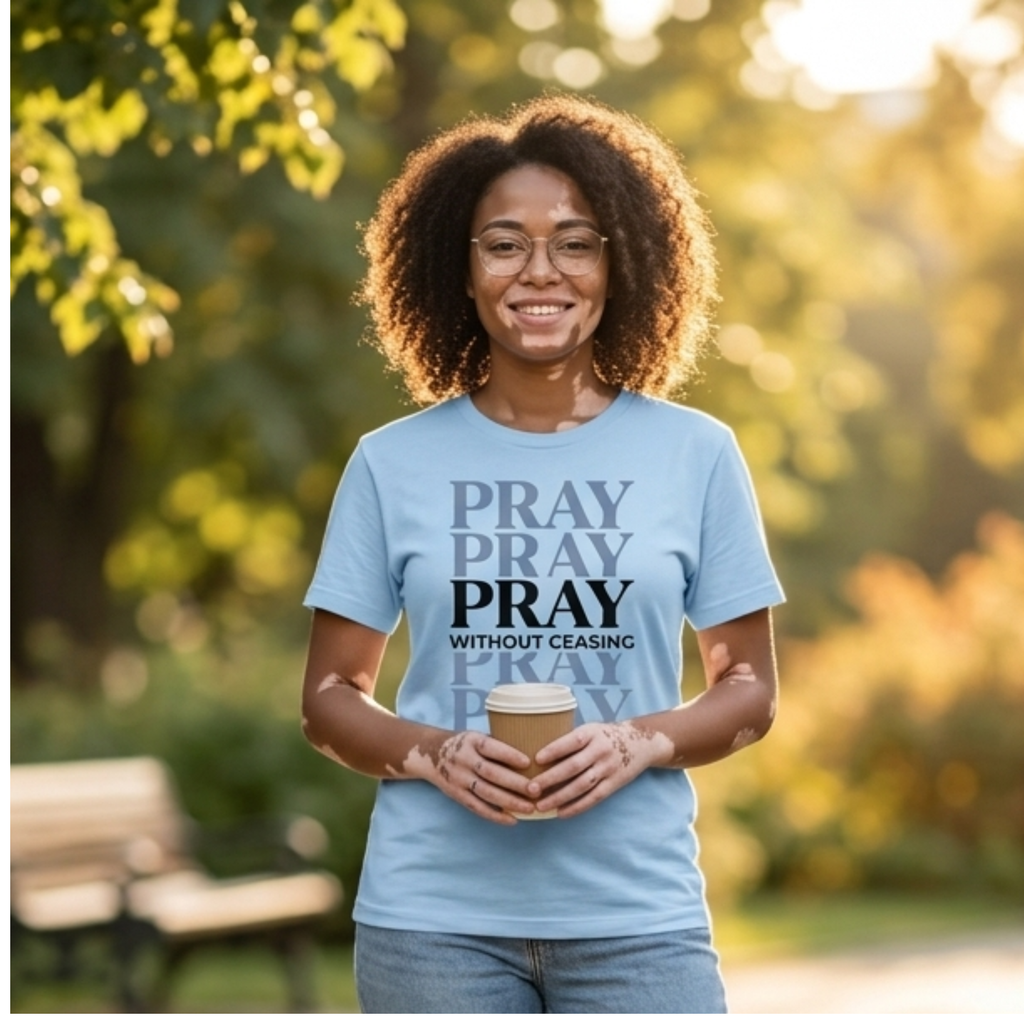 Pray Without Ceasing Minimalist Tee