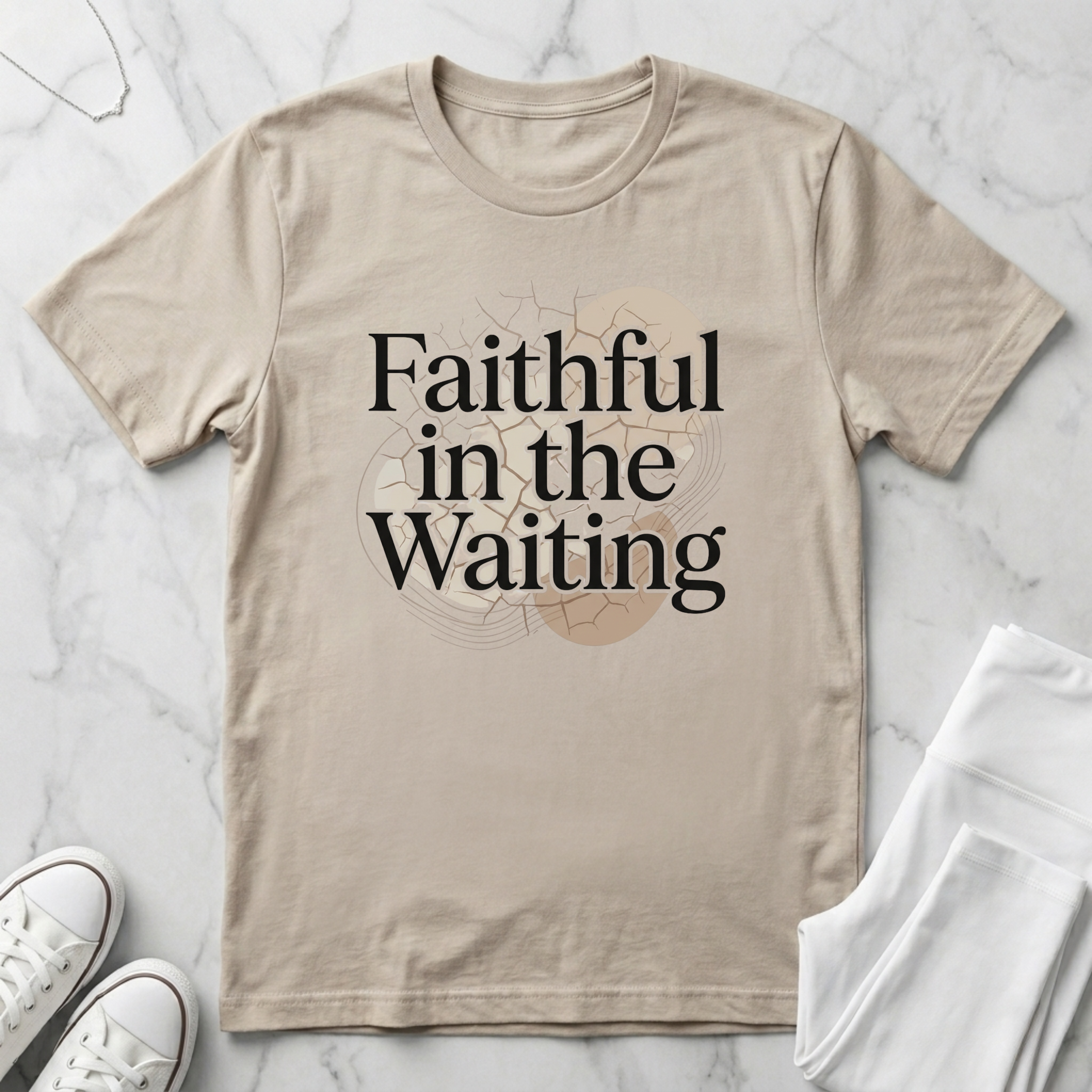 Faithful In The Waiting Christian T-Shirt
