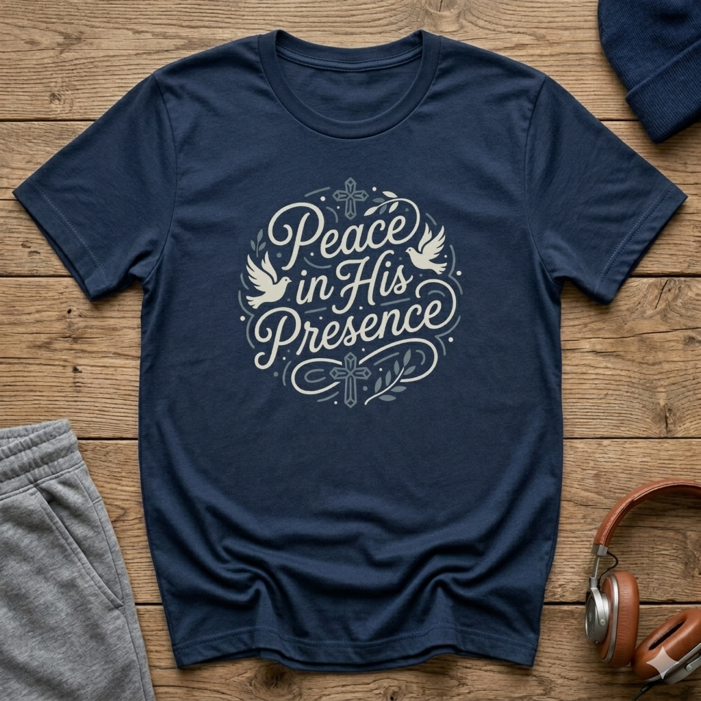 Peace in His Presence Christian T-Shirt