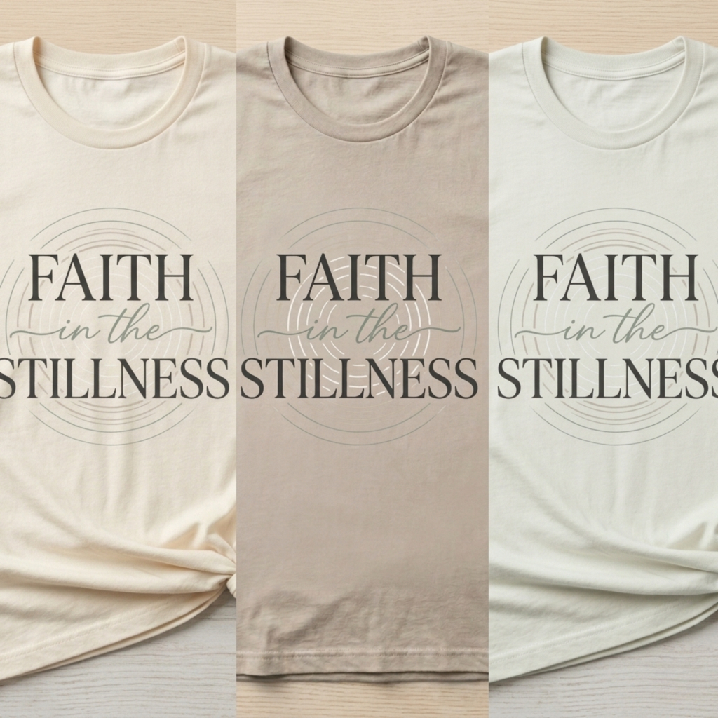 Faith in the Stillness Minimalist T-Shirt