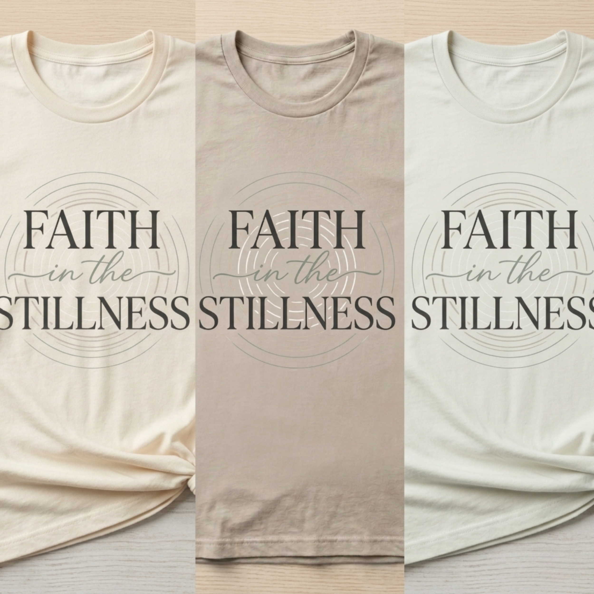 Faith in the Stillness Minimalist T-Shirt