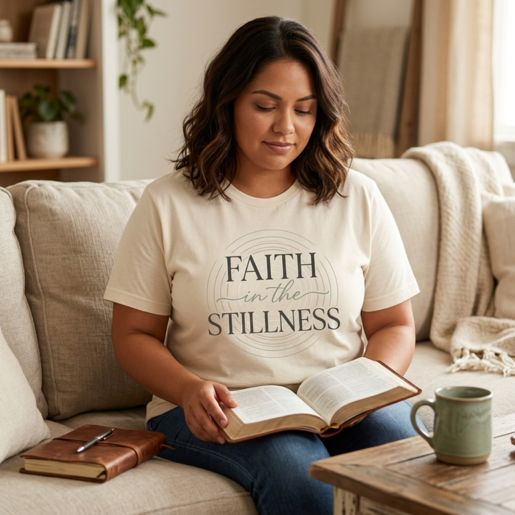 Faith in the Stillness Minimalist T-Shirt