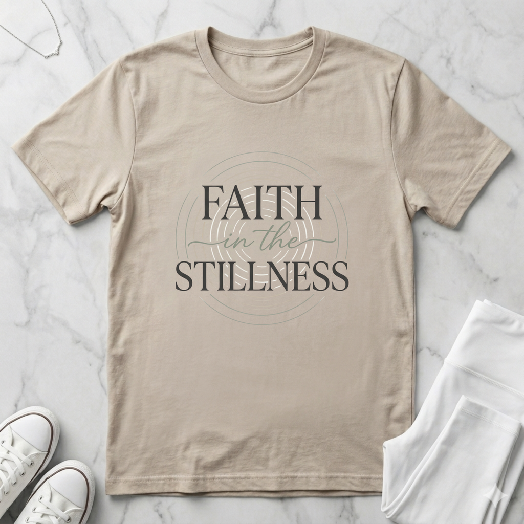 Faith in the Stillness Minimalist T-Shirt