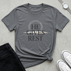 He Gives Rest Christian Shirt