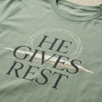 He Gives Rest Christian Shirt