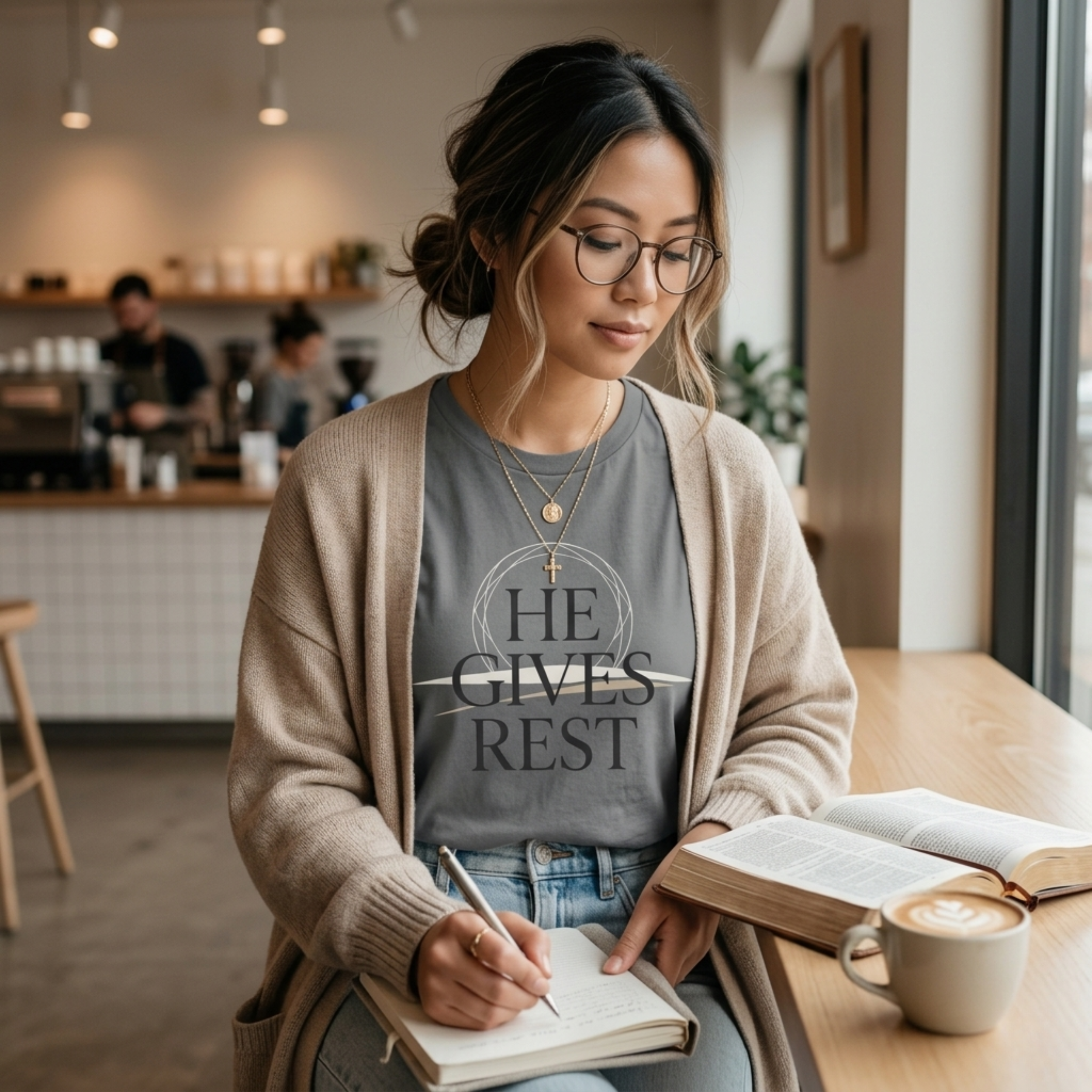 He Gives Rest Christian Shirt