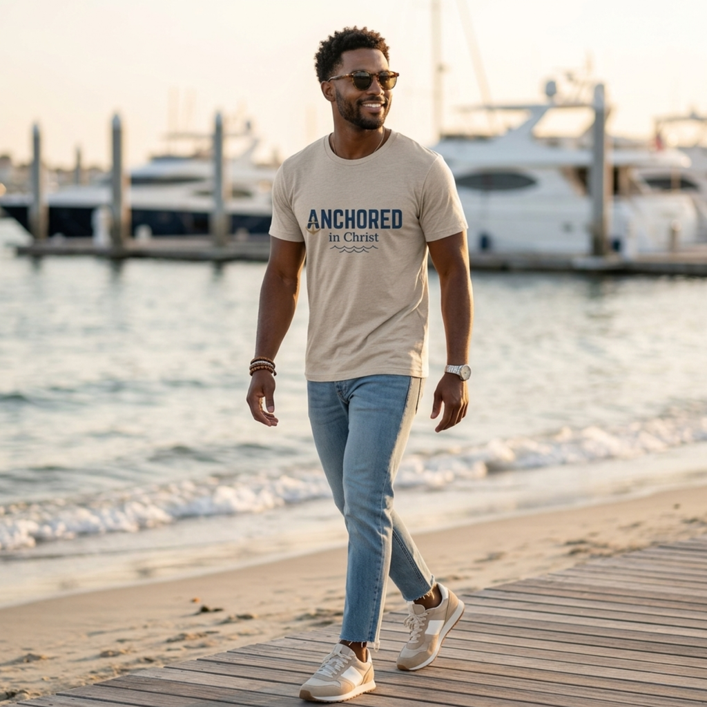 Anchored in Christ Christian Shirt