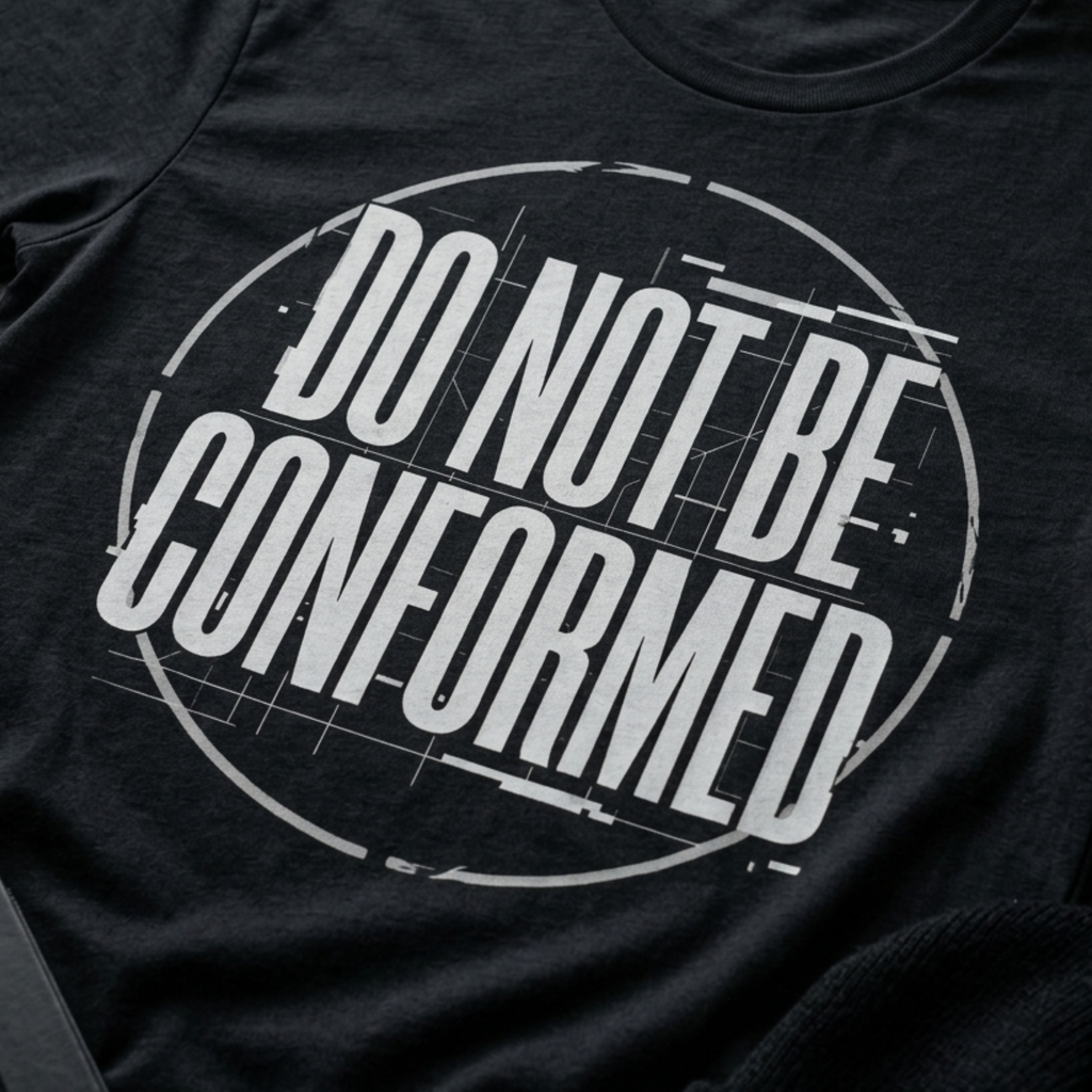 Do Not Be Conformed Christian T-Shirt