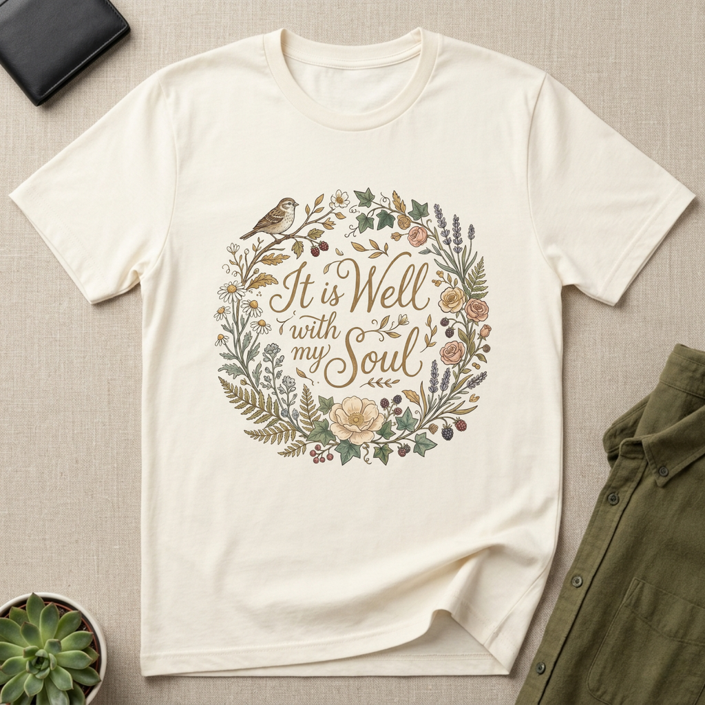 It Is Well With My Soul Hymn Shirt