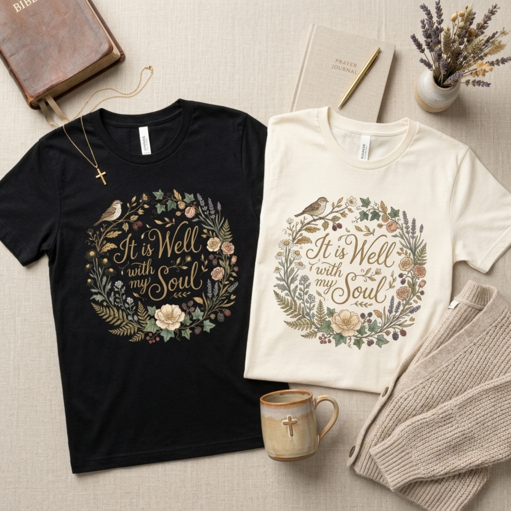 It Is Well With My Soul Hymn Shirt