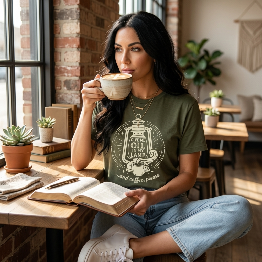 Give Me Oil in My Lamp Christian Shirt