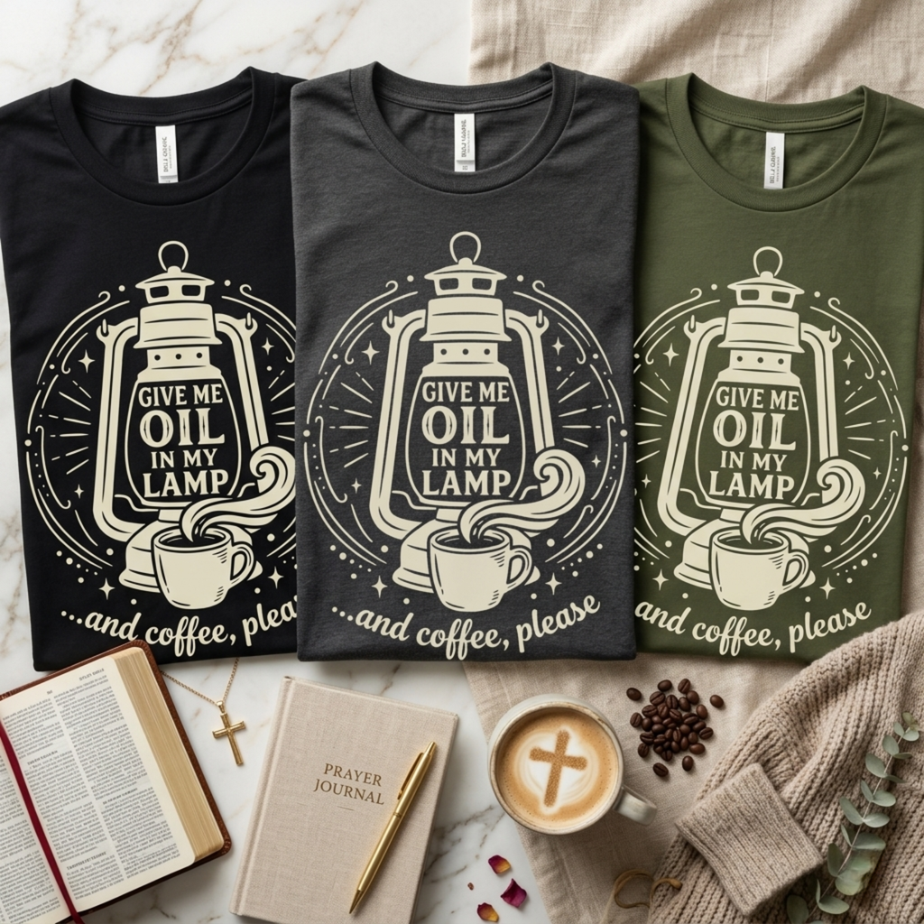 Give Me Oil in My Lamp Christian Shirt