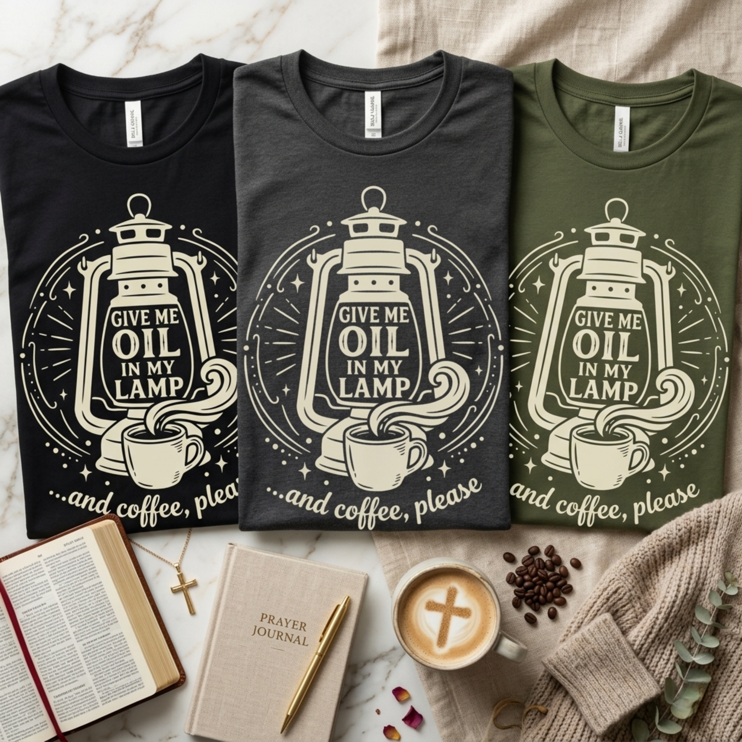 Give Me Oil in My Lamp Christian Shirt