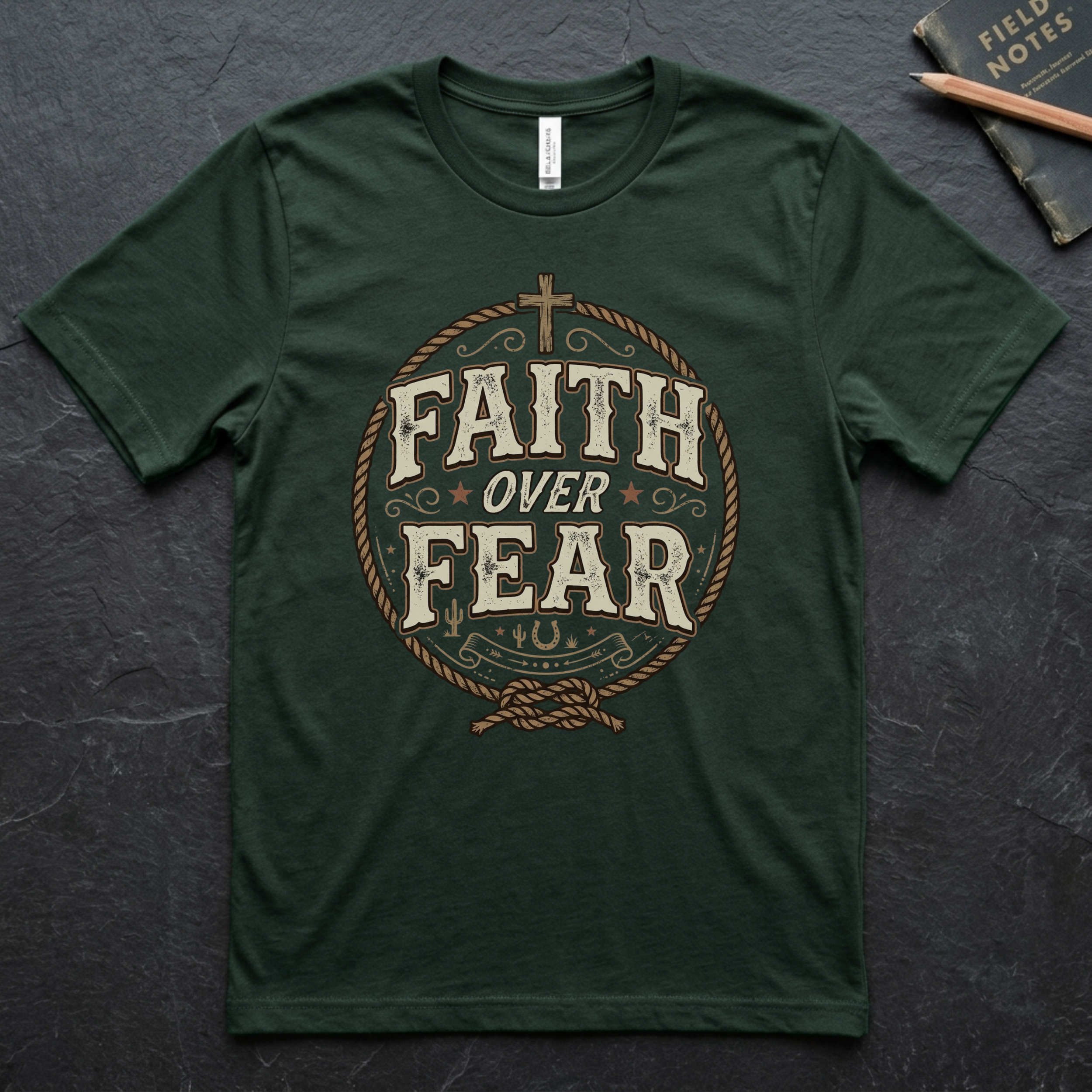 Faith Over Fear Christian T-Shirt