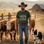 Faith Over Fear Christian T-Shirt