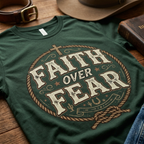Faith Over Fear Christian T-Shirt