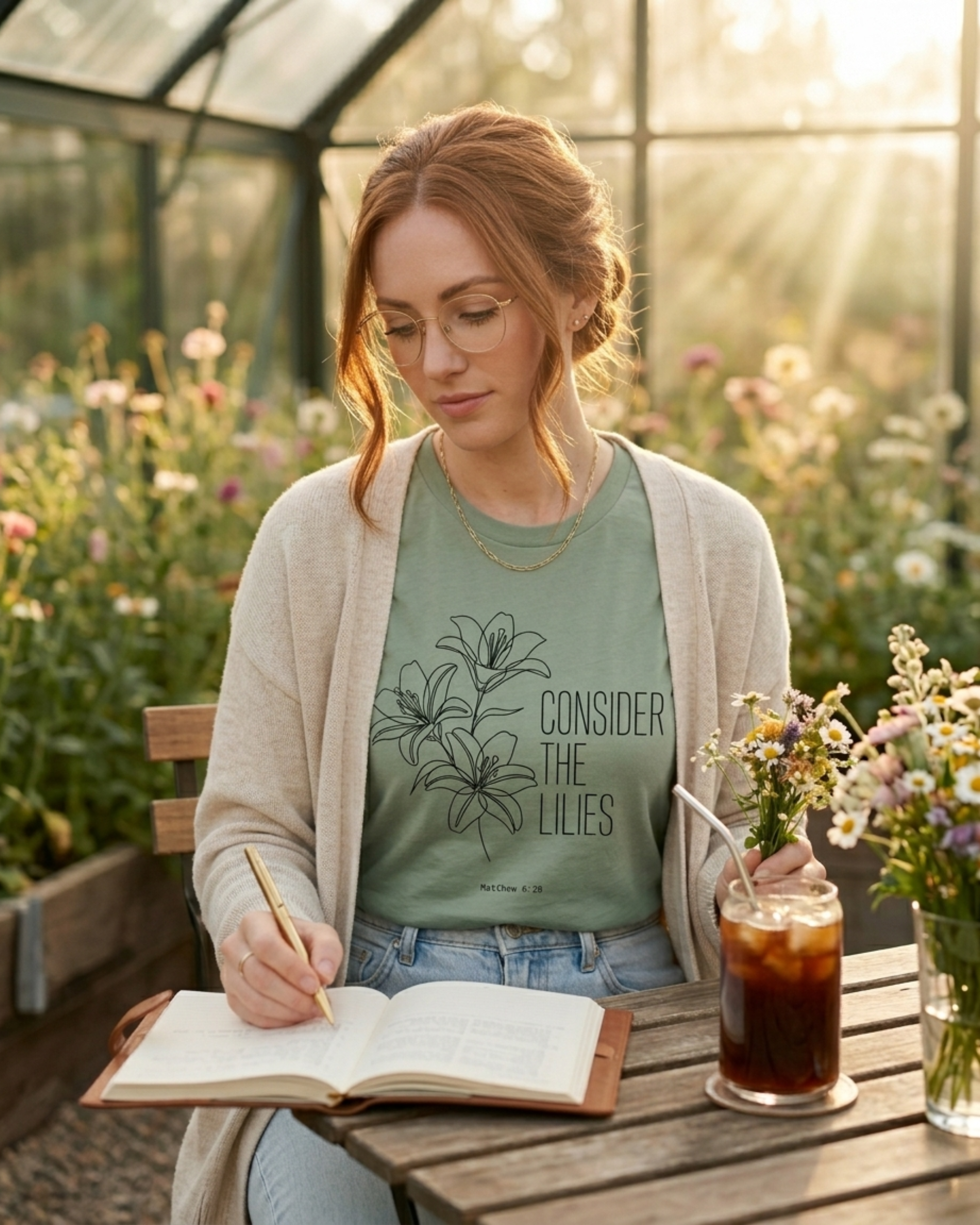 Consider the Lilies Christian Shirt