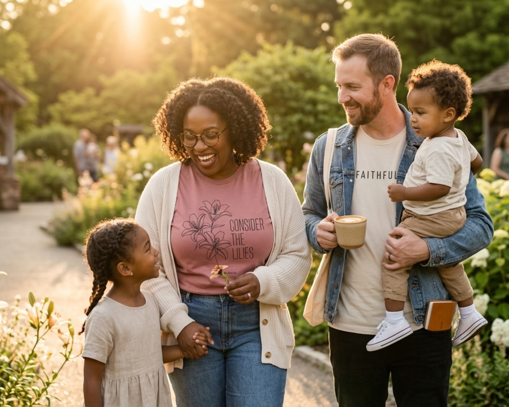 Consider the Lilies Christian Shirt
