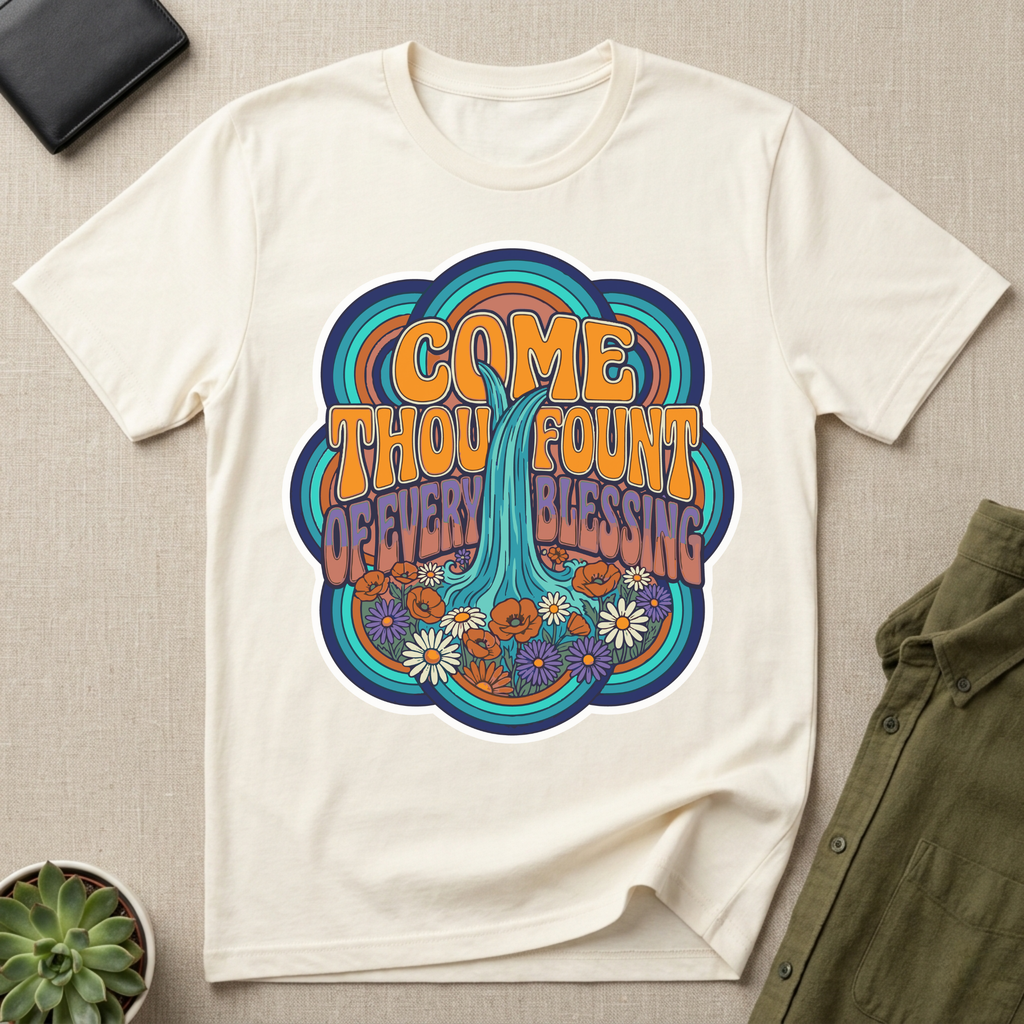 Comfort Colors Come Thou Fount Christian T-Shirt