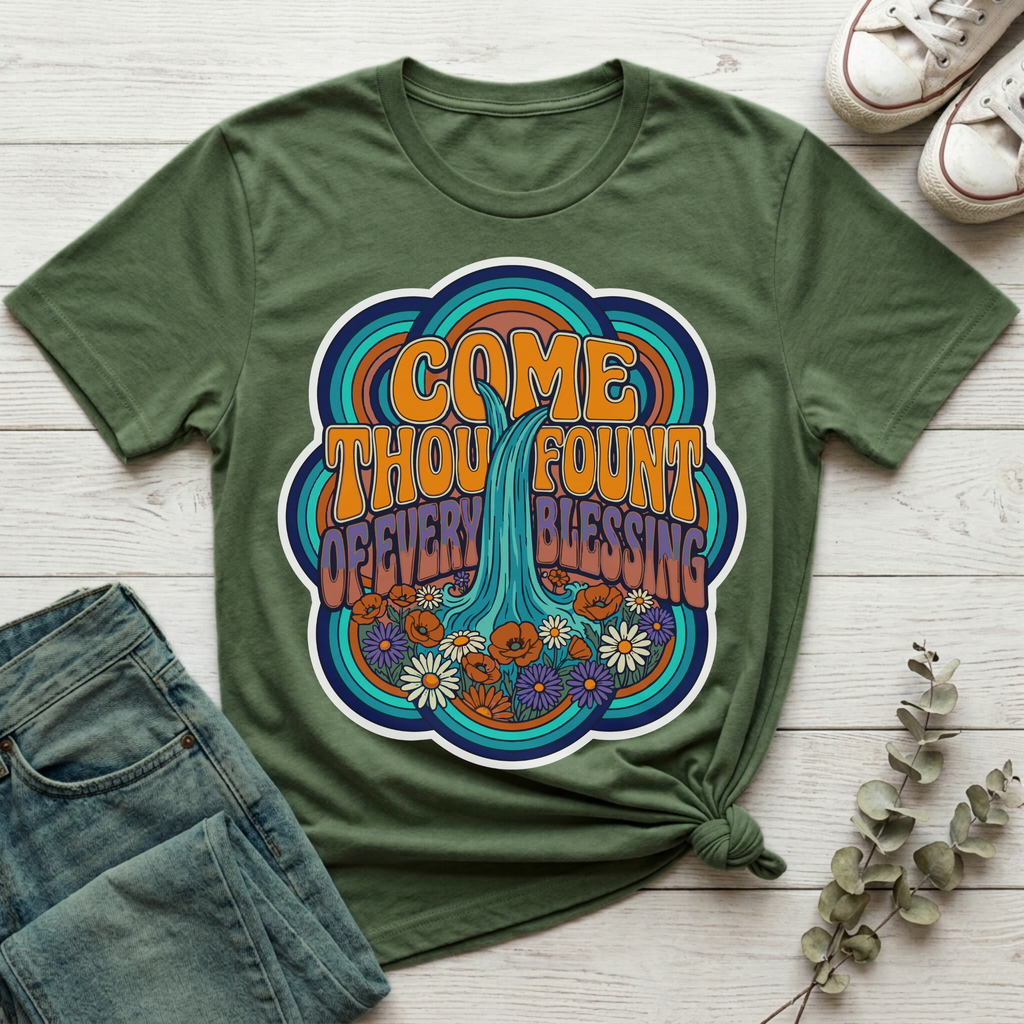 Comfort Colors Come Thou Fount Christian T-Shirt