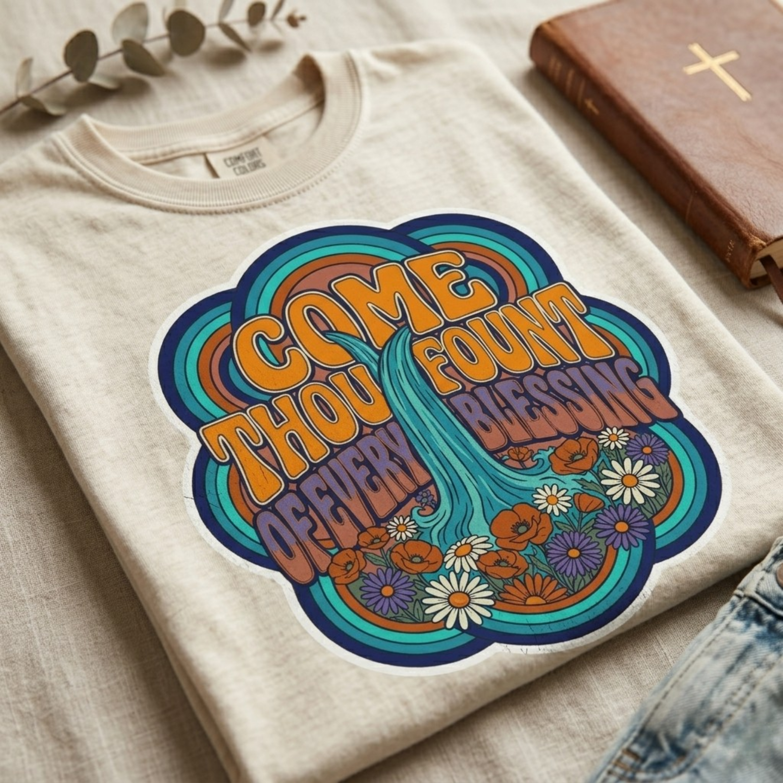 Comfort Colors Come Thou Fount Christian T-Shirt