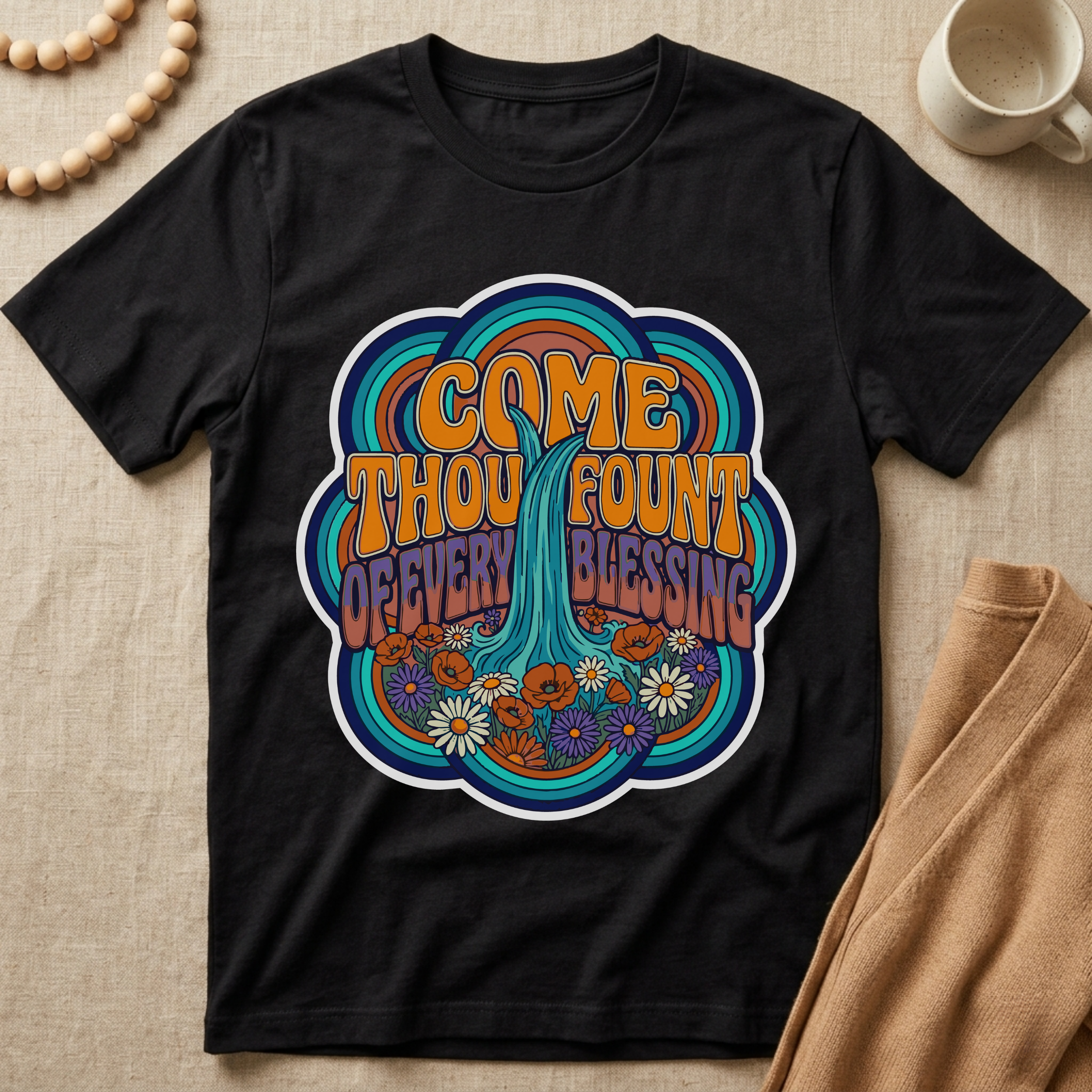 Comfort Colors Come Thou Fount Christian T-Shirt