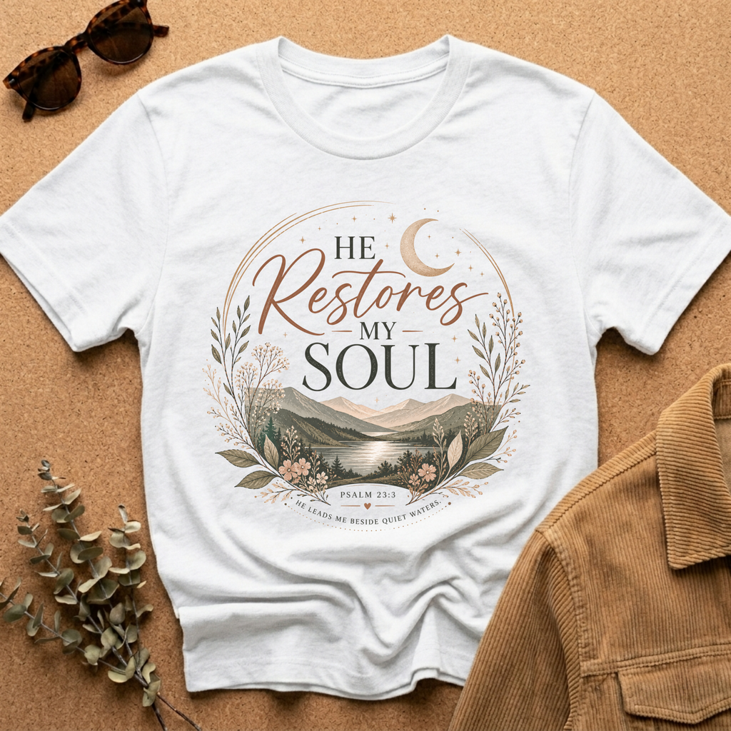 He Restores My Soul Shirt
