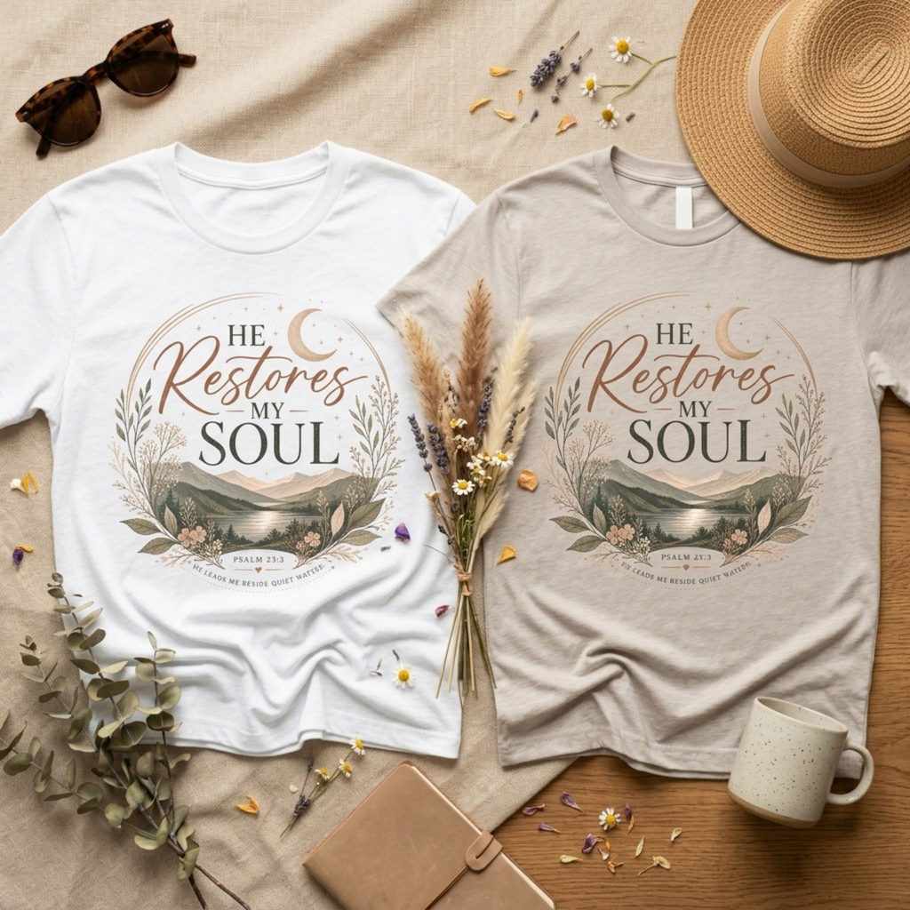 He Restores My Soul Shirt