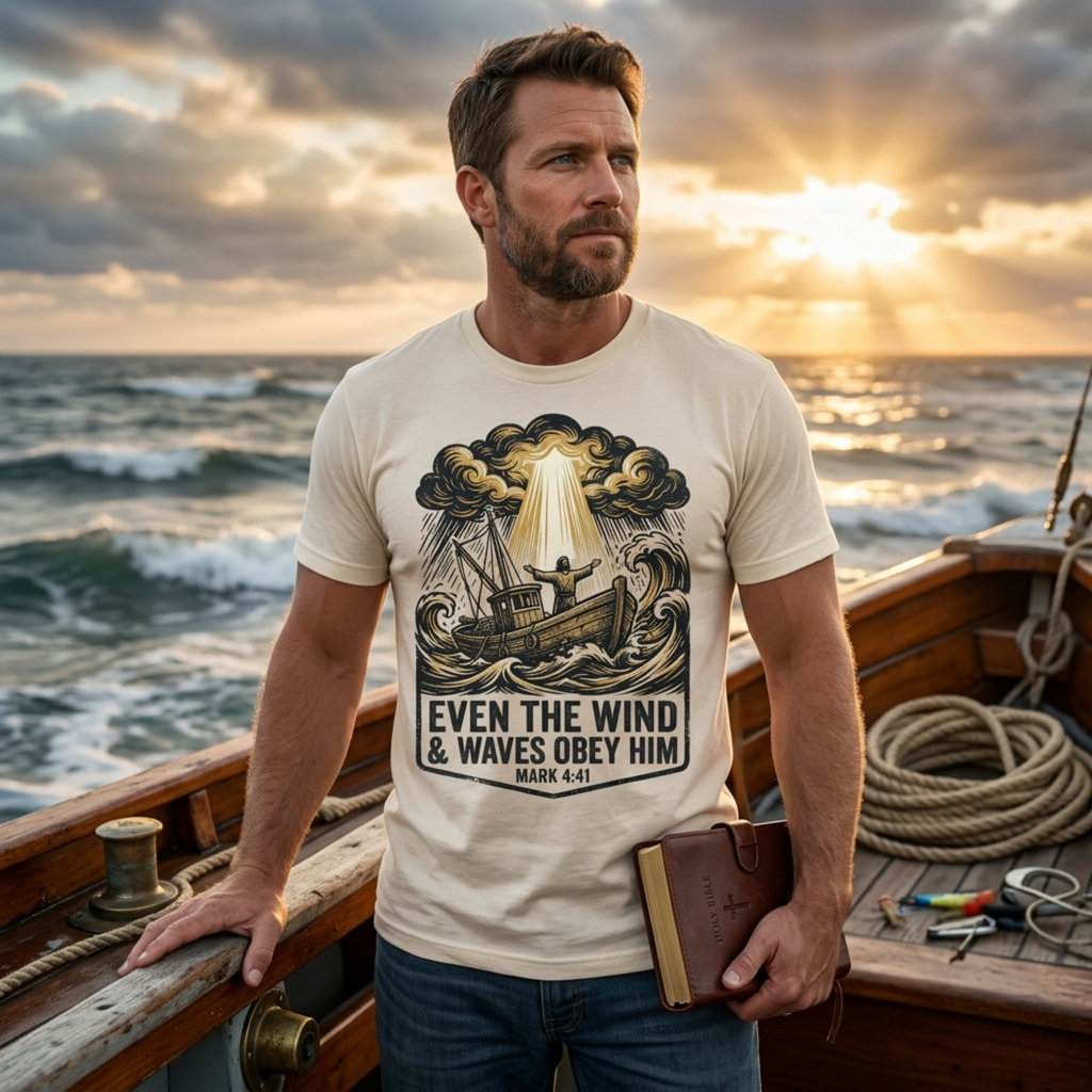 Even The Wind & Waves Obey Him Shirt