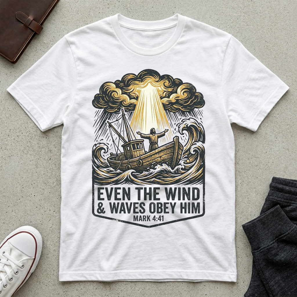 Even The Wind & Waves Obey Him Shirt