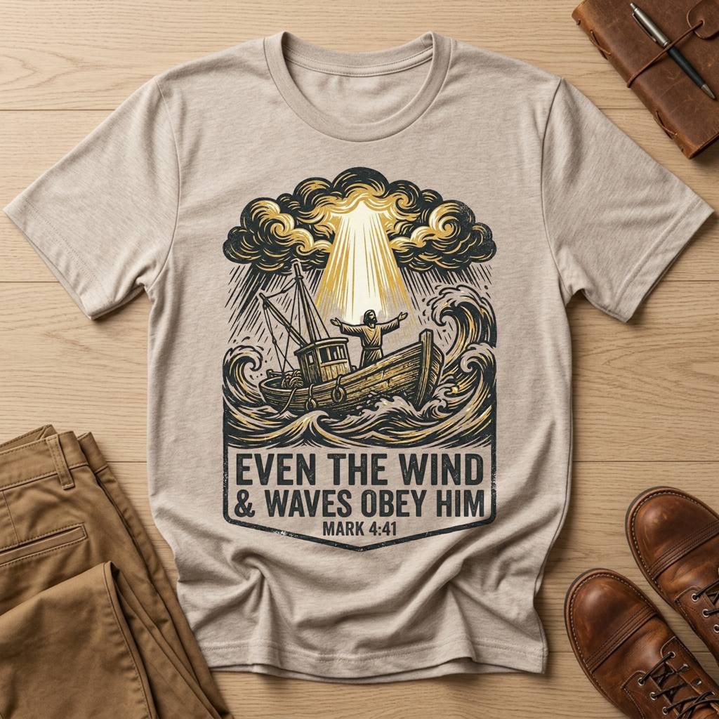 Even The Wind & Waves Obey Him Shirt