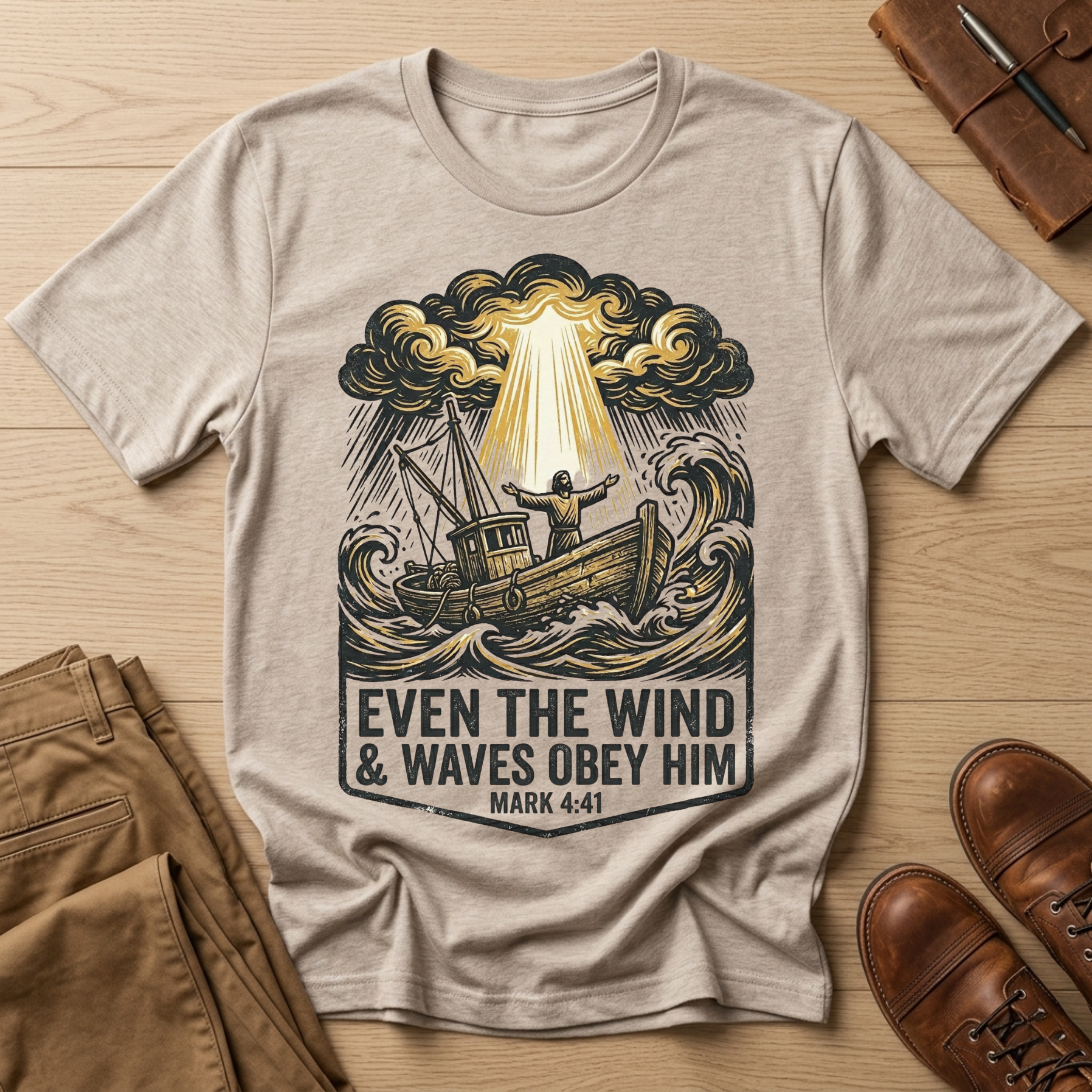 Even The Wind & Waves Obey Him Shirt