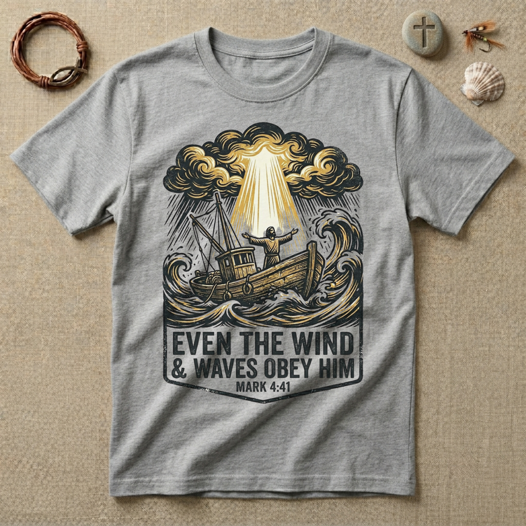 Even The Wind & Waves Obey Him Shirt