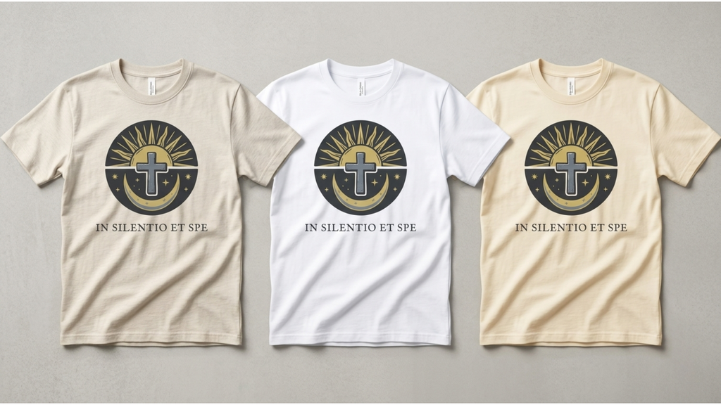 Christian Cross & Moon Faith T-Shirt