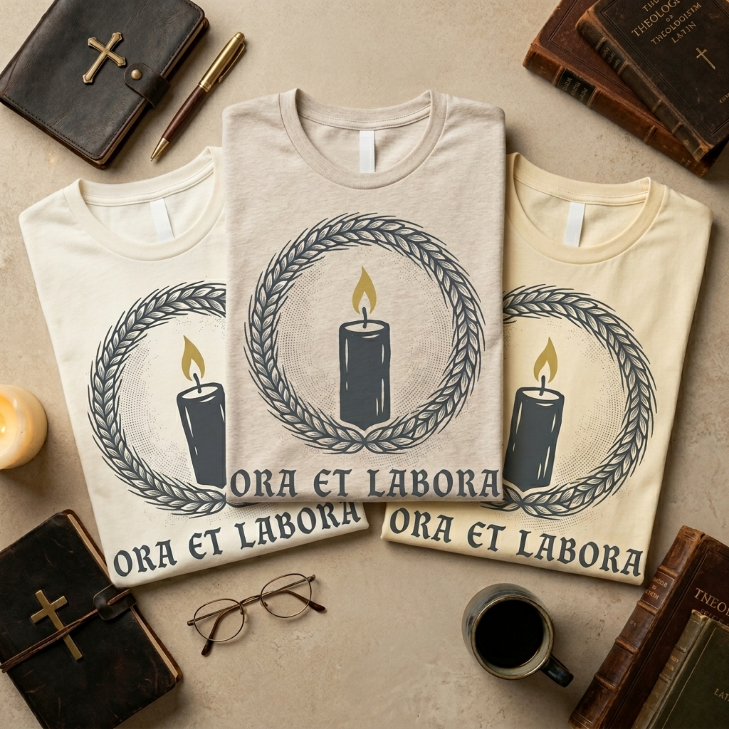 Ora Et Labora Christian Shirt