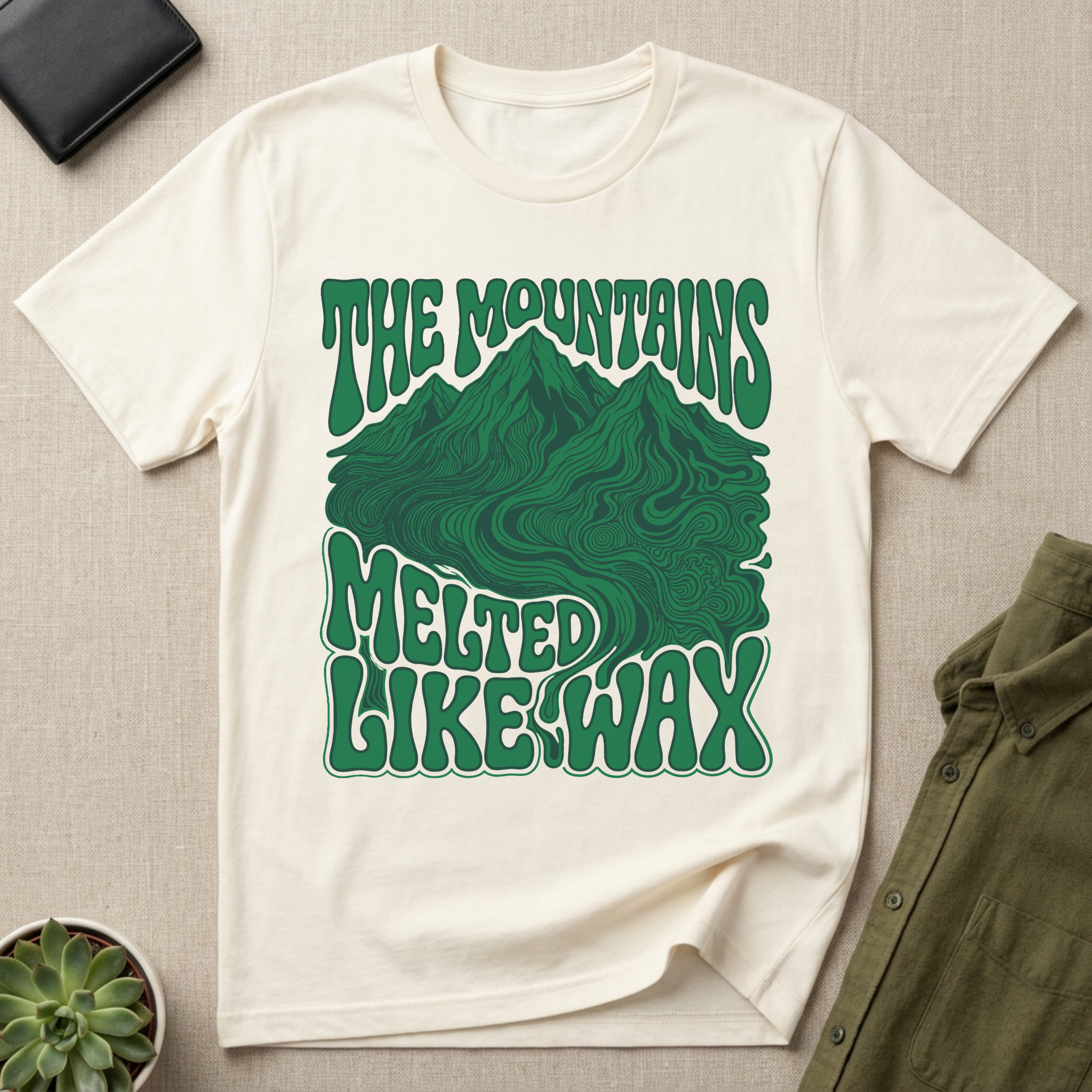 The Mountains Melted Like Wax Christian T-Shirt