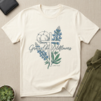 Grace Like Wildflowers Christian T-Shirt