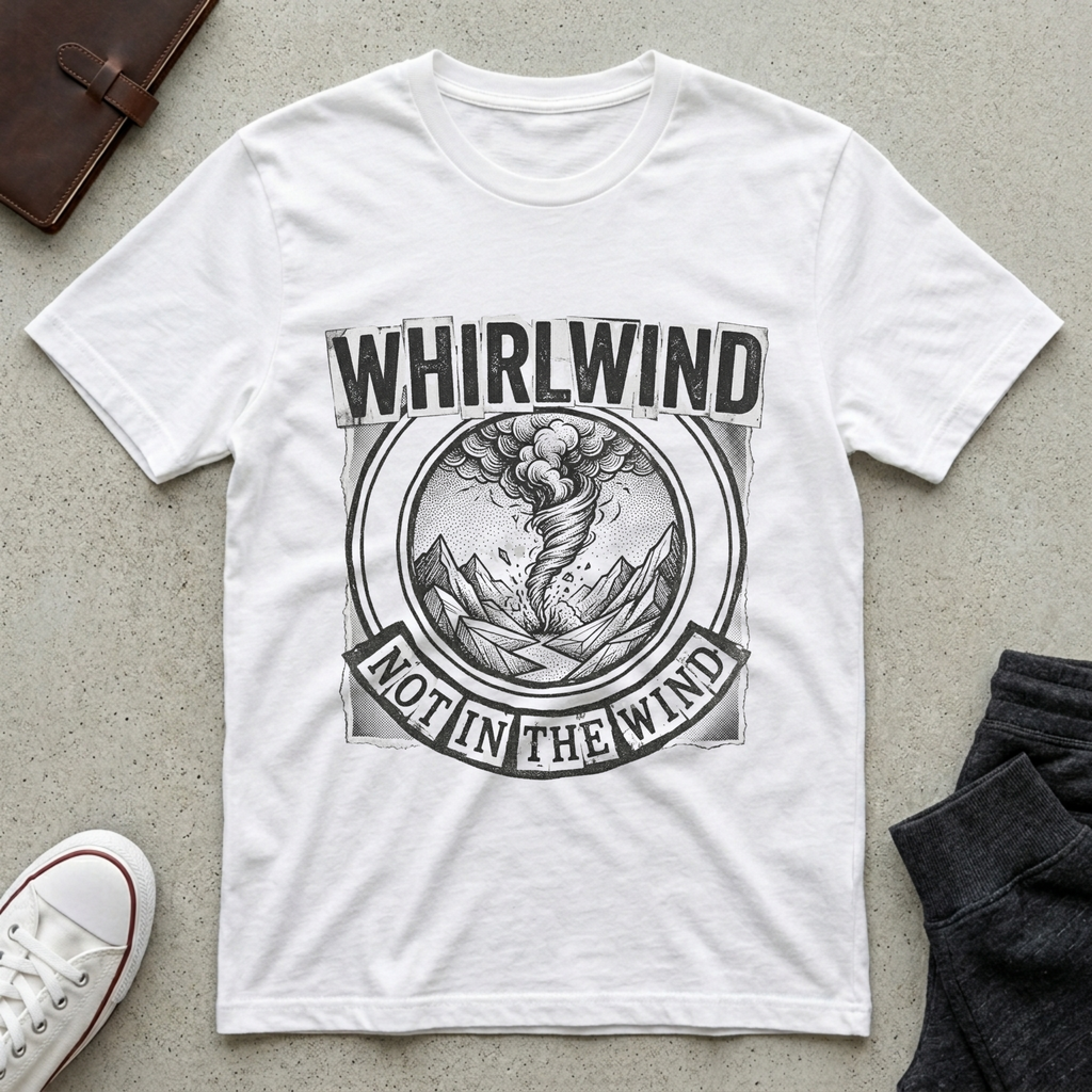 Whirlwind Not in the Wind Christian T-Shirt