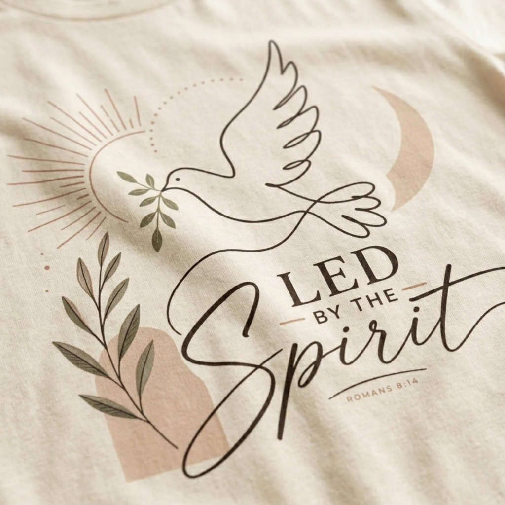 Led by the Spirit Christian T-Shirt