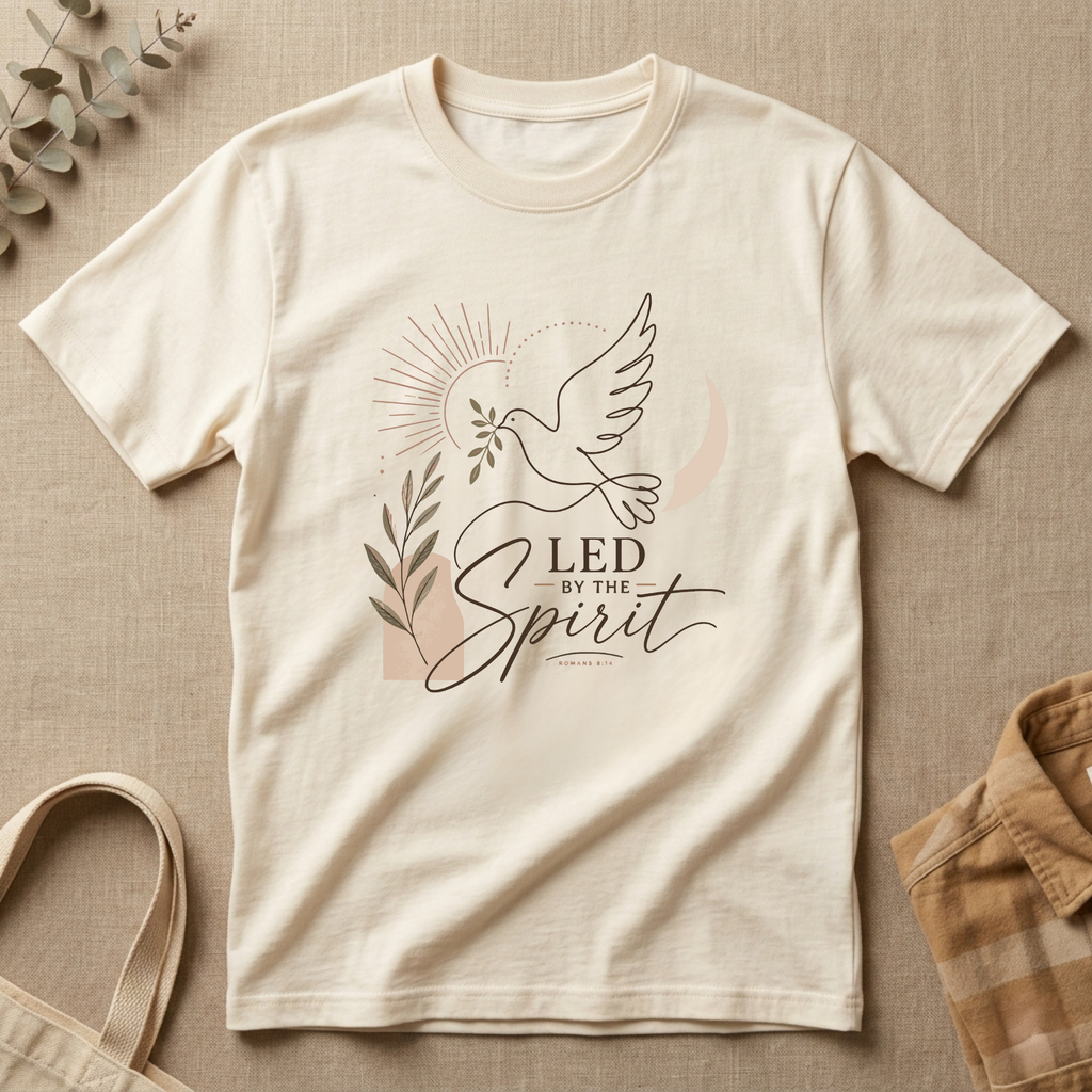 Led by the Spirit Christian T-Shirt
