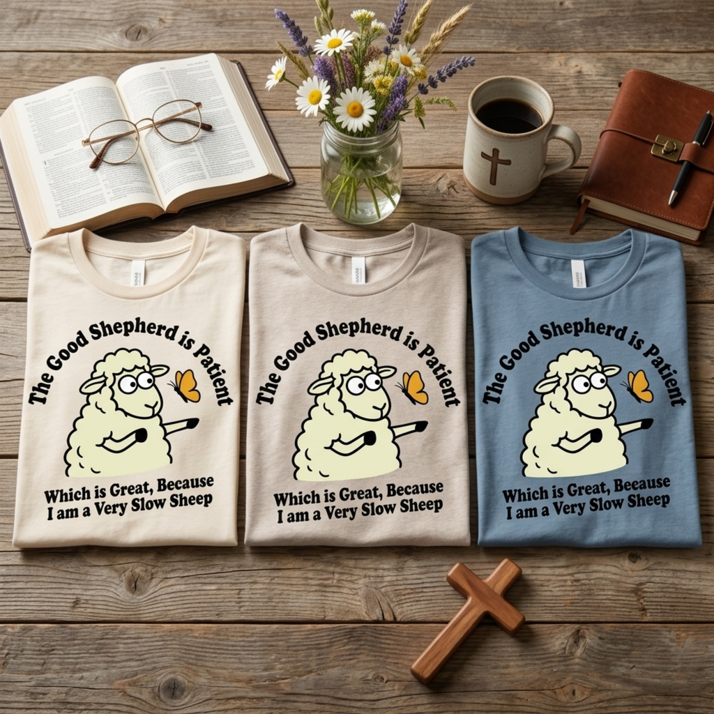 The Good Shepherd Is Patient Christian Shirt