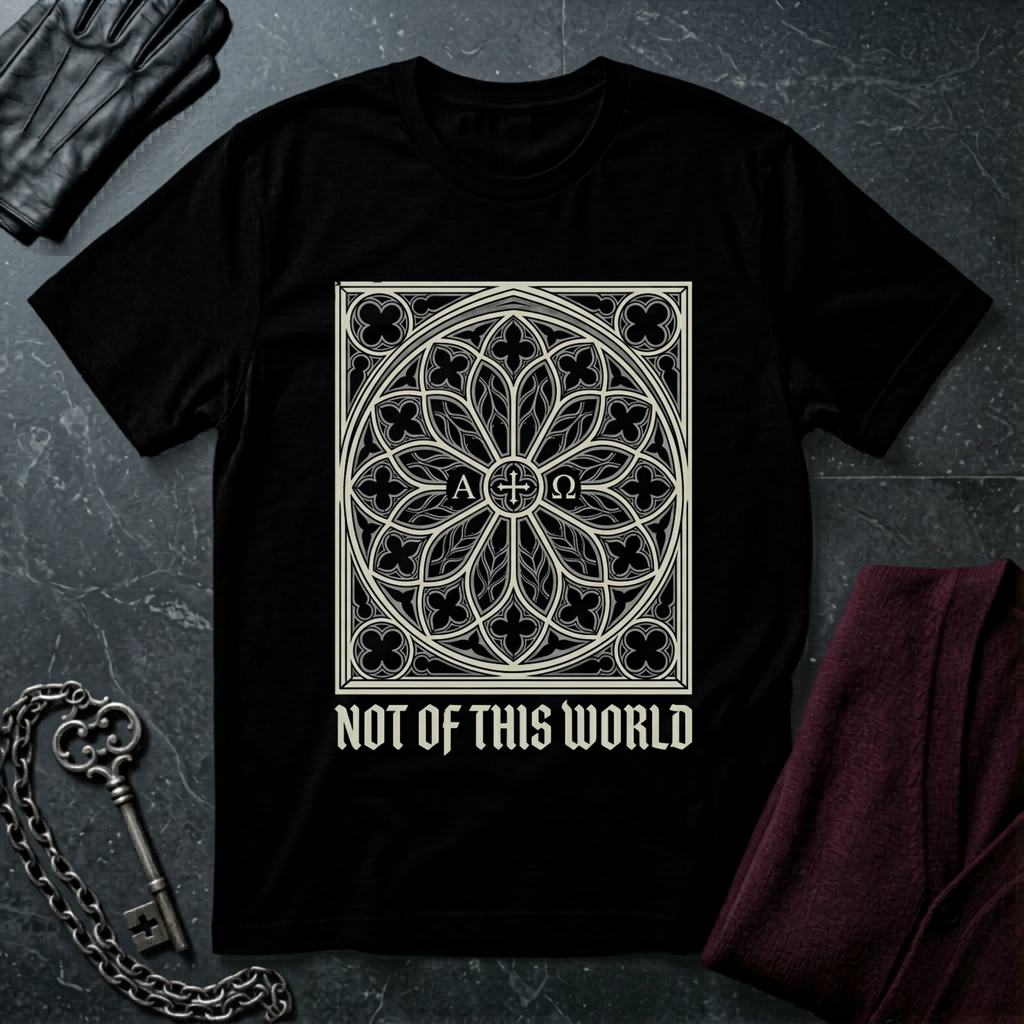 Not Of This World Christian Gothic T-Shirt