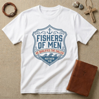 Fishers of Men Shirt Matthew 4:19 Christian T-Shirt
